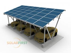 Aluminium-Solar-Boden-Carport-Montage