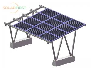 Aluminium-Solar-Boden-Carport-Montage