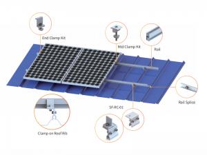 SolFirsTech Metalldachhalterung – Winkeldachklemmen