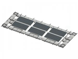 Schwimmende Solarhalterung