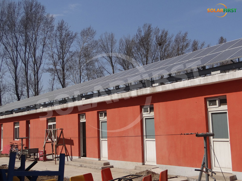 Shandong 20KW Stahldachträgerprojekt