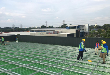 1-MW-Grünmetalldachprojekt in Malaysia 2020