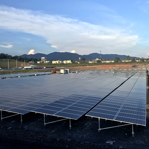 60,4 MW Solar-Bodenmontageprojekt in Malaysia 2017