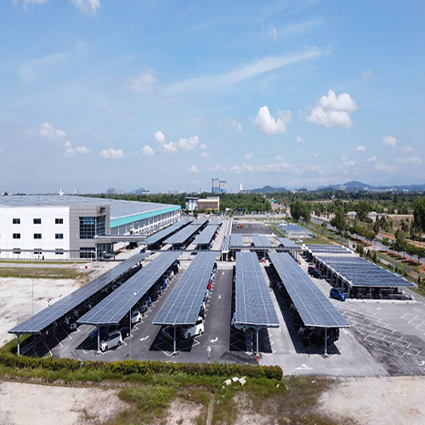 1,6-MW-Solar-Carport-Projekt in Malaysia 2019