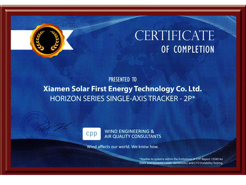 Das Tracking-System von SolFirsTech hat den CPP-Windkanaltest der USA bestanden