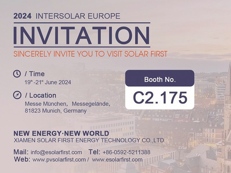 Messehinweis | Meet 2024 Intersolar Europe