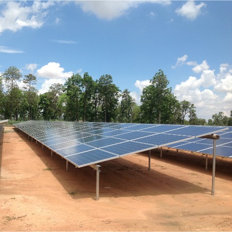 4,3-MW-Solarkraftwerksprojekt in Thailand 2017