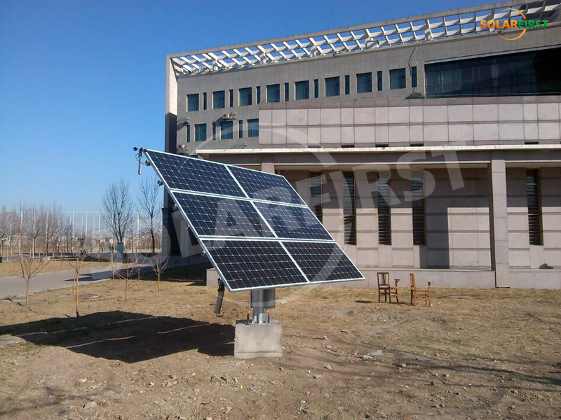 1,8-kW-Zweiachsen-Tracking-Projekt der Tianjin University of Commerce